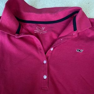 Red Vineyard Vines polo